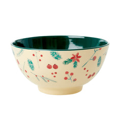 rice-dk-melamine-bowl-with-poinsettia-print-two-tone-medium-rice-xmebw-aw20po-01