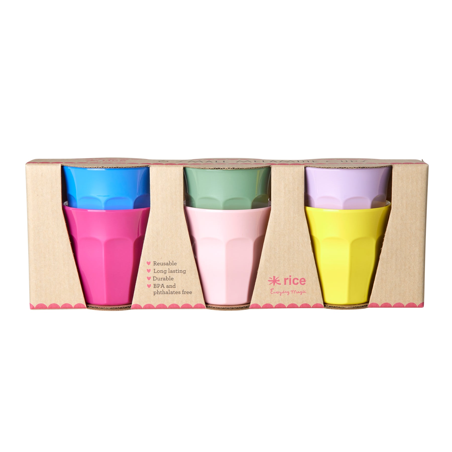 rice-dk-melamine-cup-in-assorted-colors-small-6-pcs-giftbox-rice-melcu-6zsss23-