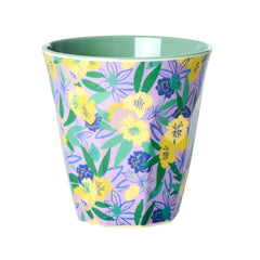 rice-dk-melamine-cup-with-fancy-pansy-print-two-tone-medium-rice-melcu-fapa