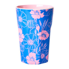 rice-dk-melamine-cup-with-poppies-love-print-two-tone-tall-rice-melcu-lpolo-