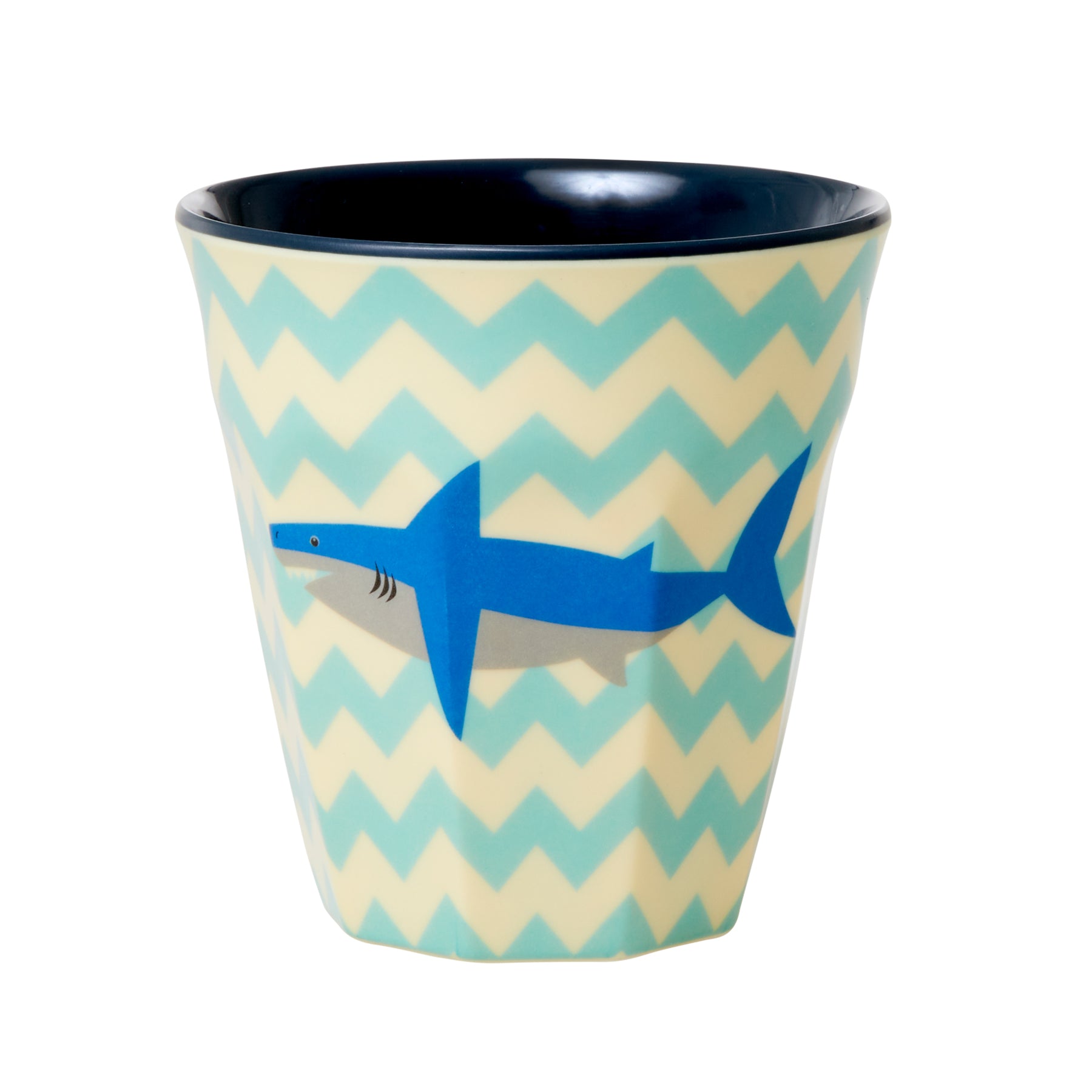 rice-dk-melamine-cup-with-shark-print-two-tone-medium-rice-melcu-sha-