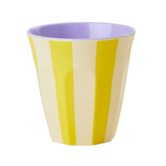 rice-dk-melamine-cup-with-yellow-strips-print-two-tone-medium-rice-melcu-hs22st-