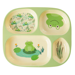 rice-dk-melamine-kids-4-room-plate-with-frog-print-rice-kipl4-fro-