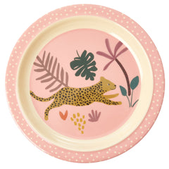rice-dk-melamine-kids-lunch-plate-with-pink-jungle-animals-print-rice-kilpl-jungi-01