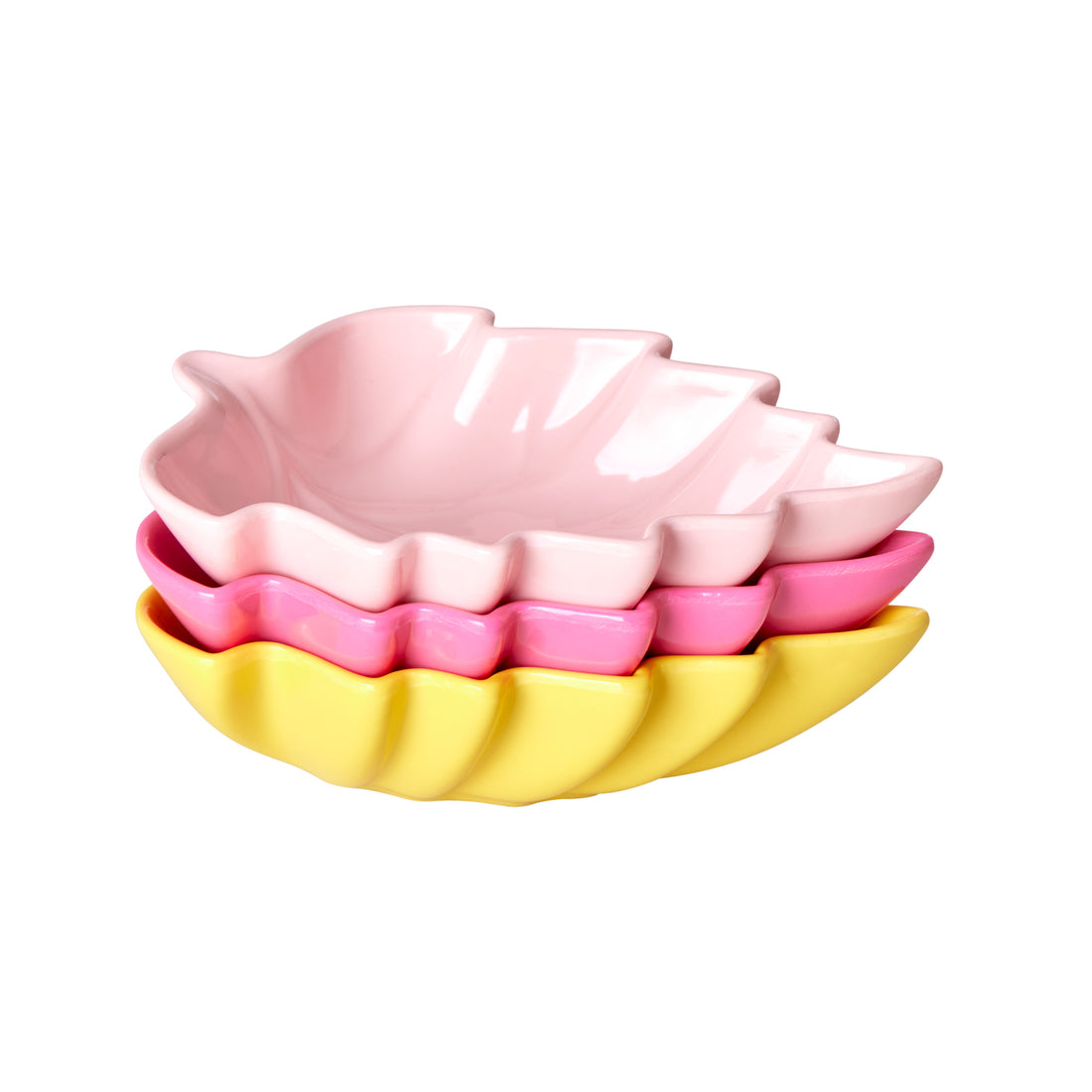 rice-dk-melamine-leaf-condiment-dish-in-3-assorted-solid-colors-rice-meltp-3zshellfyi-