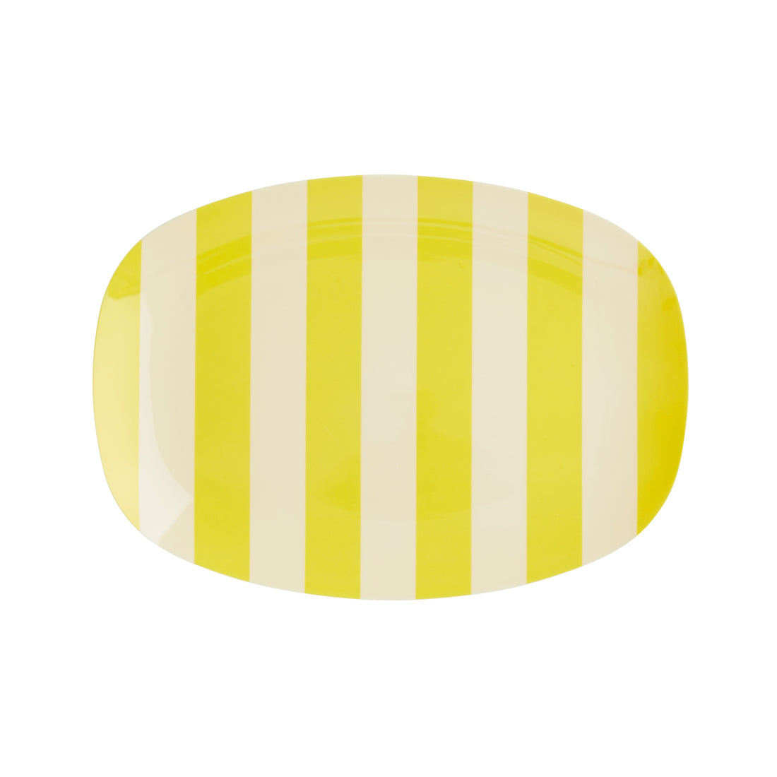 rice-dk-melamine-rectangular-plate-with-yellow-stripes-print-small-rice-melcp-rechs22st-