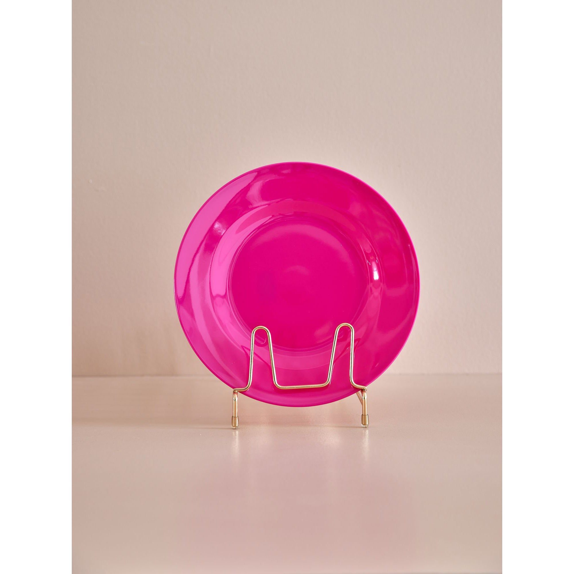 rice-dk-melamine-round-side-plate-in-fuchsia-rice-mespl-fuch
