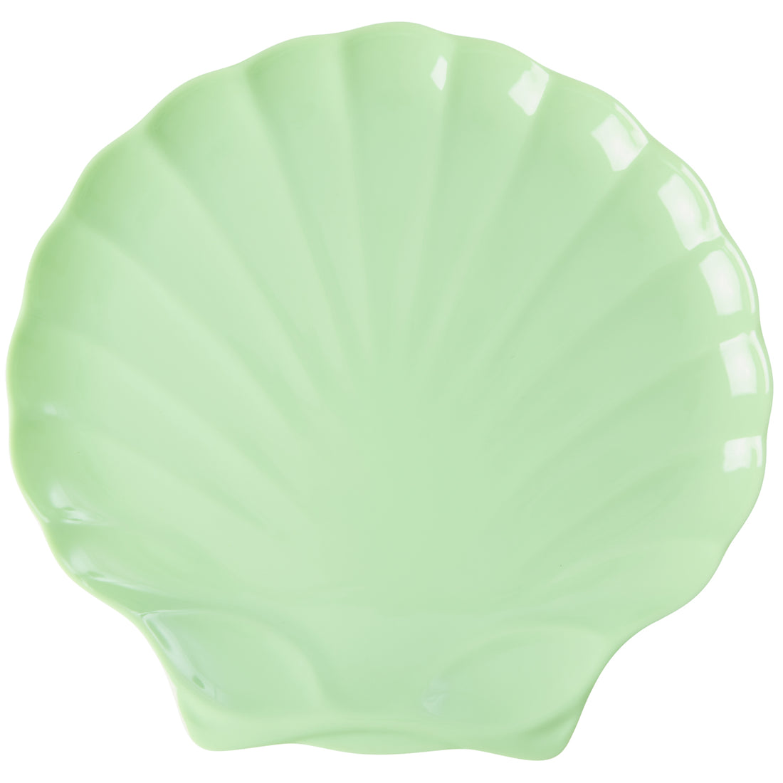 rice-dk-melamine-serving-dish-in-sea-shell-shape-neon-green-extra-large-rice-melse-xlng-