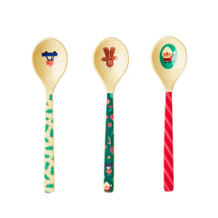 Rice DK Melamine Teaspoon with X'mas Prints (1 pc)