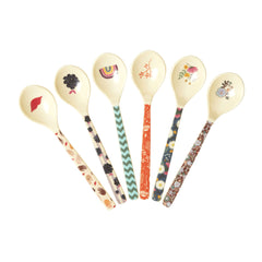 rice-dk-melamine-teaspoon-with-6-asst-follow-the-call-of-the-disco-ball-prints-rice-melsp-saw21xcp-01