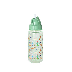    rice-dk-plastic-kids-drinking-bottle-with-animal-print-green-rice-plbot-anig