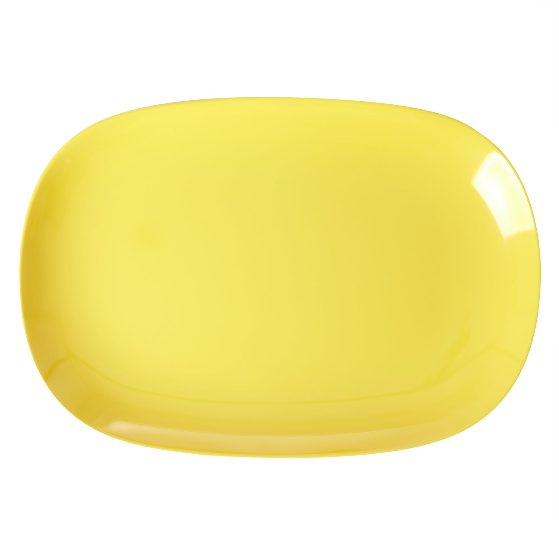 Rectangle Rice Product Rice DK Rectangular Melamine Plate - Large - Yellow – Petit Bazaar
