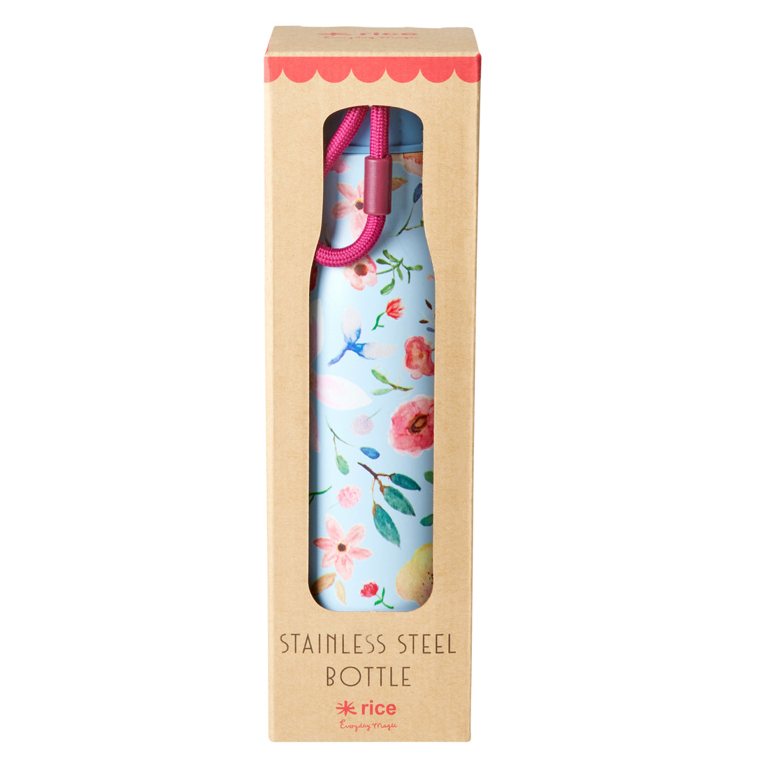 rice-dk-stainless-steel-drinking-bottle-with-selma-flower-print-rice-stbot-selm-