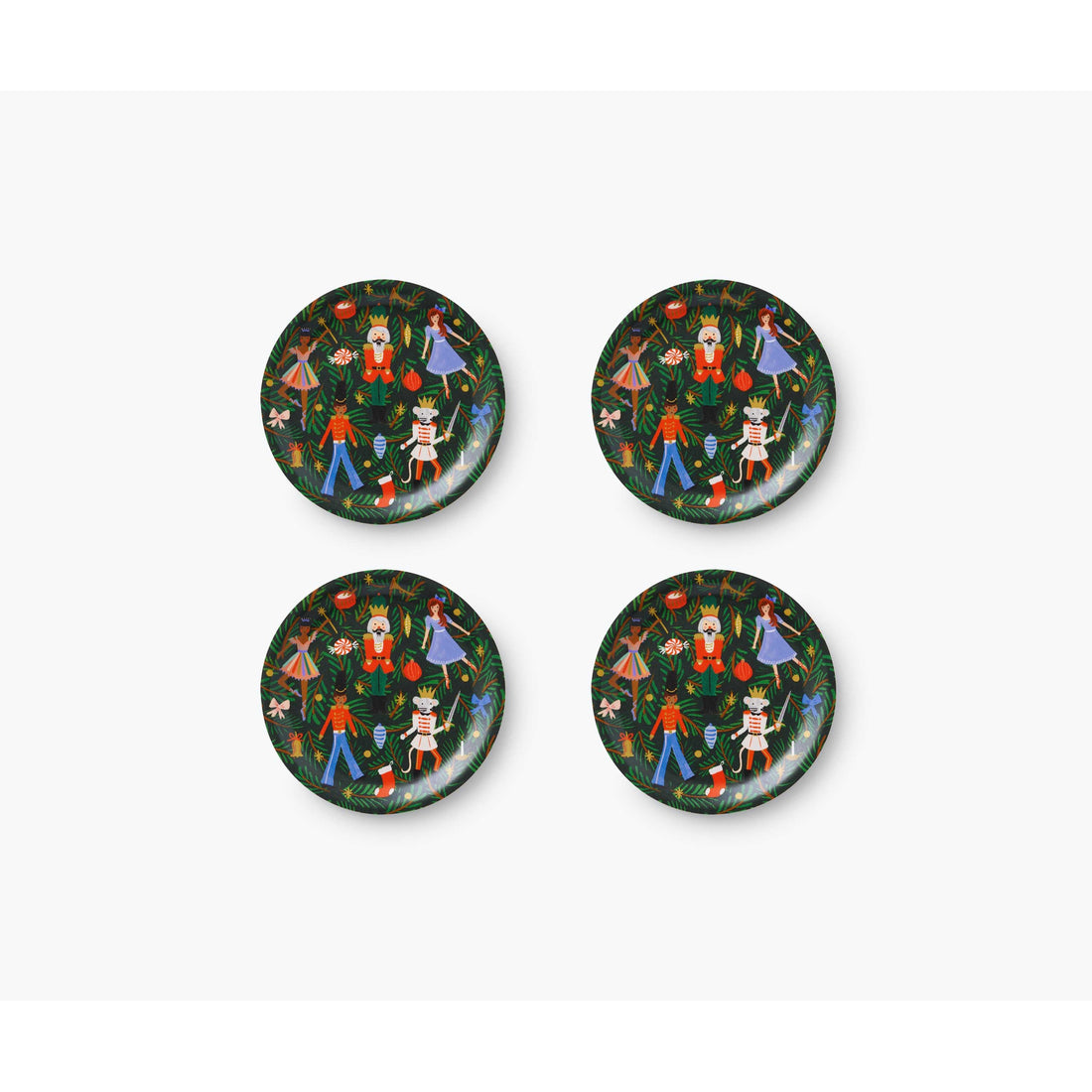 rifle-paper-co-bent-ply-round-coaster-set-nutcracker-rifl-bec003- (1)