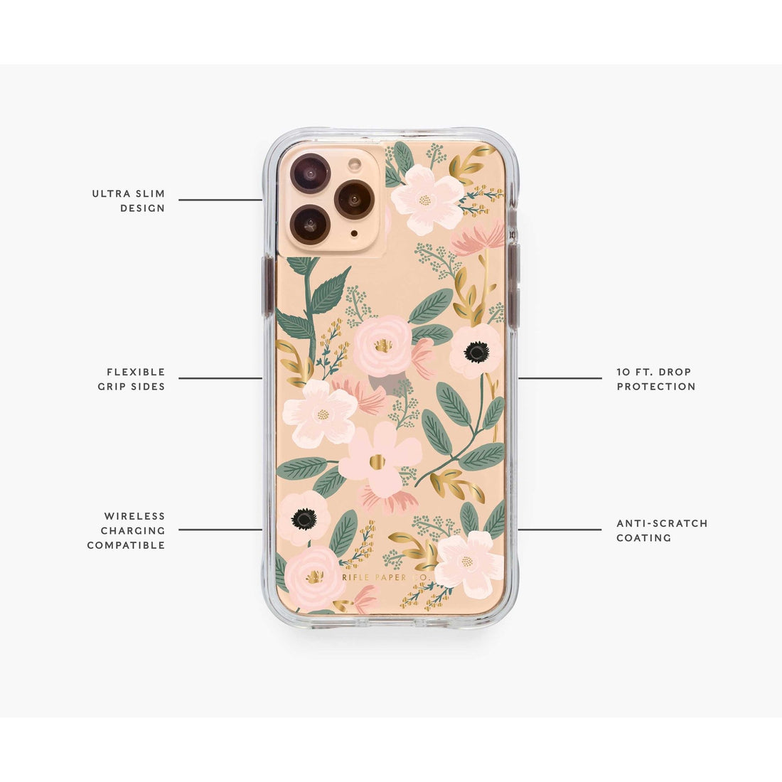 Rifle Paper Co Clear Wildflowers Iphone 11 Pro Case Petit Bazaar Rifle Paper Co Clear Wildflowers Iphone 11 Pro Case Petit Bazaar