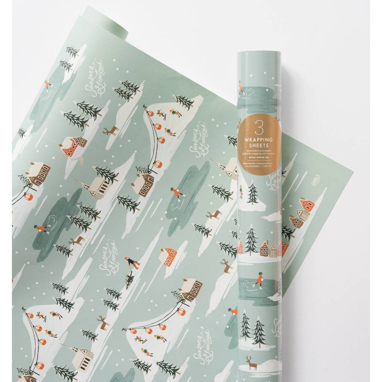 rifle-paper-co-holiday-snow-scene-wrapping-sheets-02