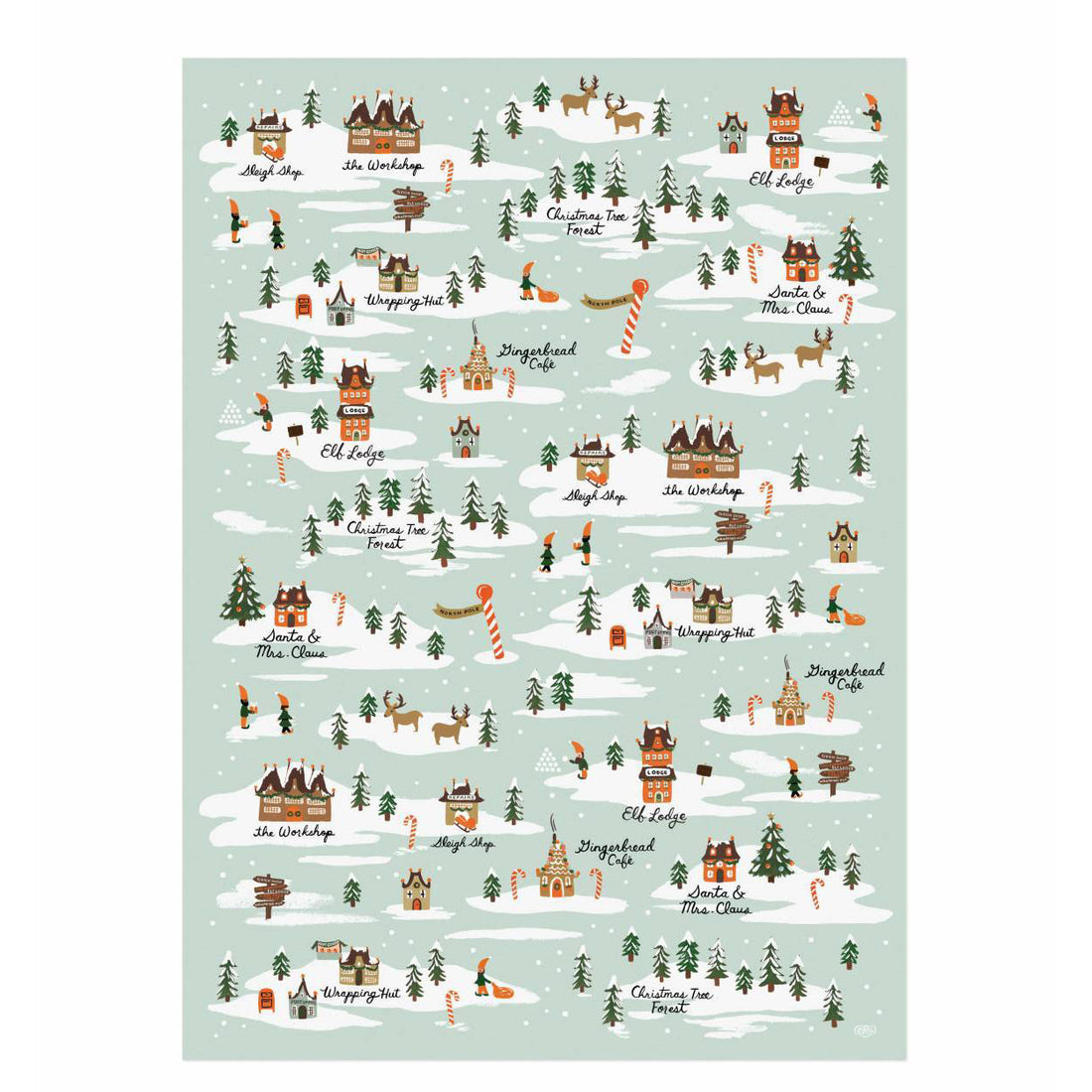 rifle-paper-co-roll-of-3-north-pole-wrapping-sheets- (2)