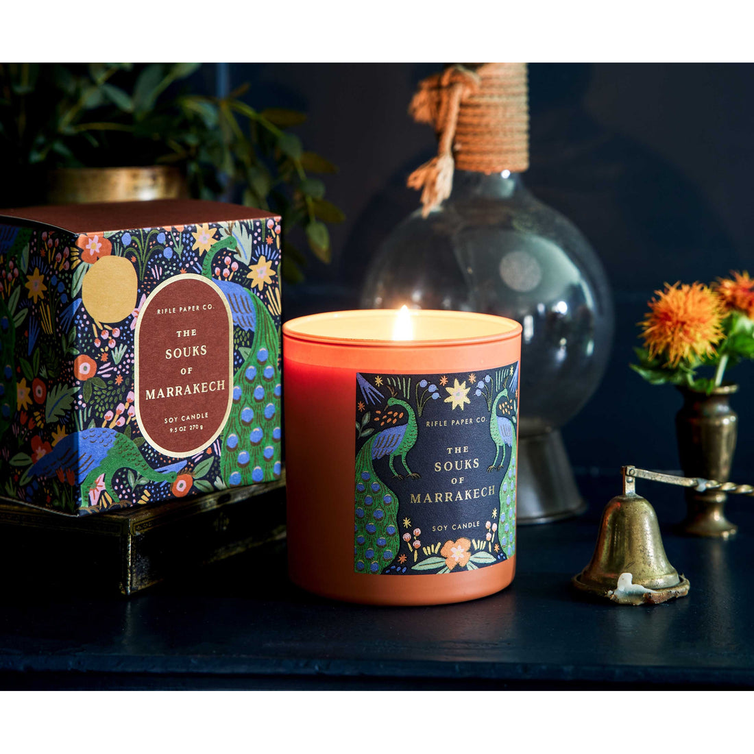 Rifle Paper Co Souks of Marrakech Candle -Glass – Petit Bazaar