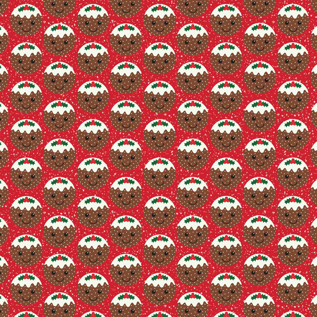 RJB Stone Christmas Pudding Wrapping Paper