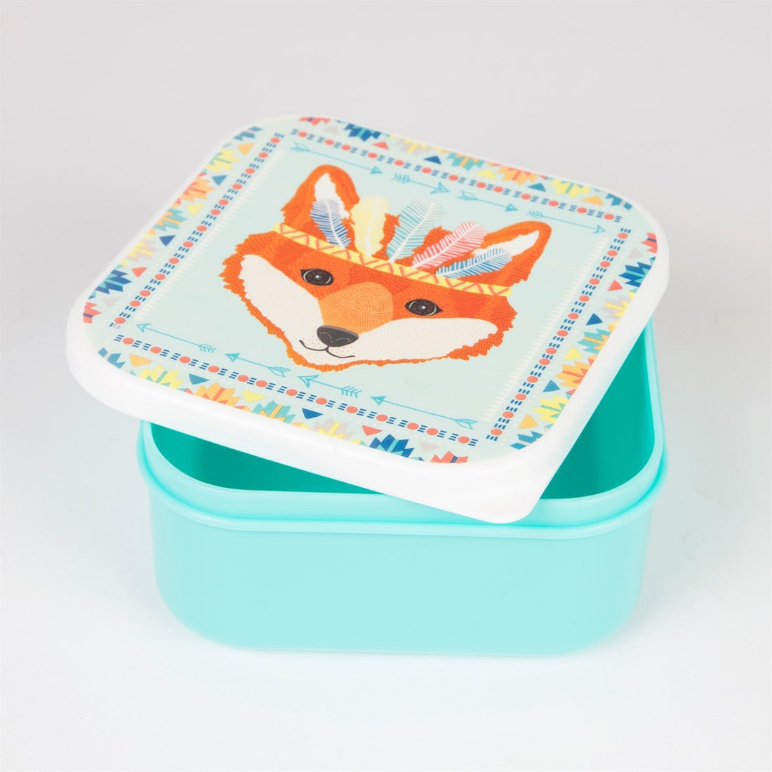 Square Box Fox RJB Stone Fox Adventure Square Lunch Box – Petit Bazaar