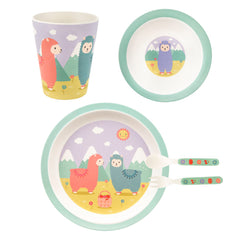 rjb-stone-little-llama-kids-bamboo-tableware-set- (1)