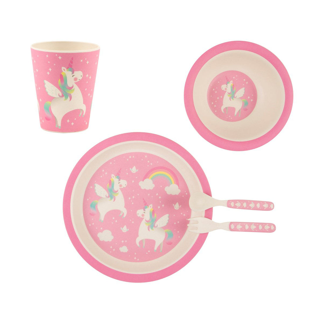 rjb-stone-rainbow-unicorn-bamboo-tableware-set- (1)