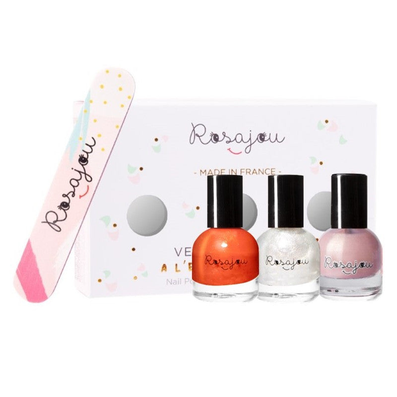 Rosajou Nail Polish Set of 3 - Ballerine / Perle / Folie