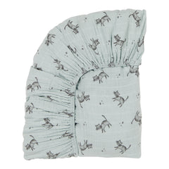 rose-in-april-fitted-sheet-olivia-cat-print-blue-cloud-