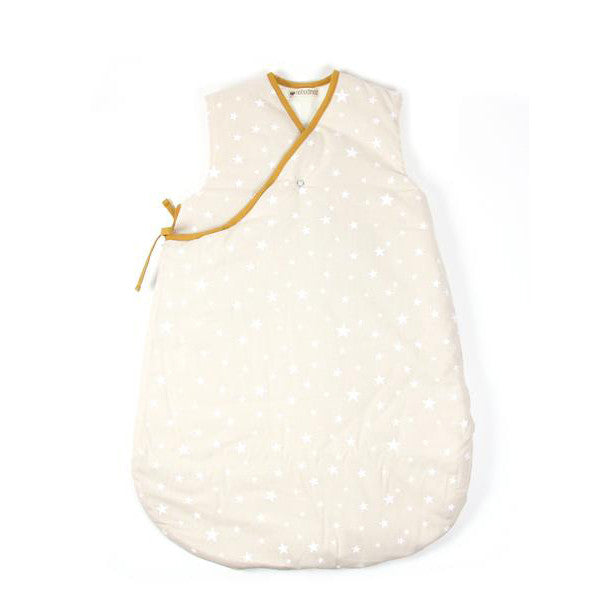 Nobodinoz Sleeping Bag Sand White Stars