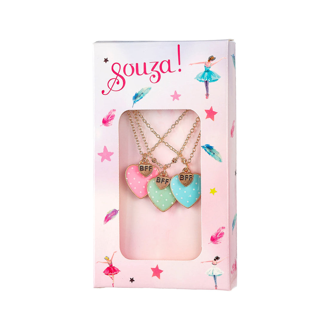 souza-gift-box-bff-hearts-necklaces-gold-3-pcs-box-1-box-souz-106420-