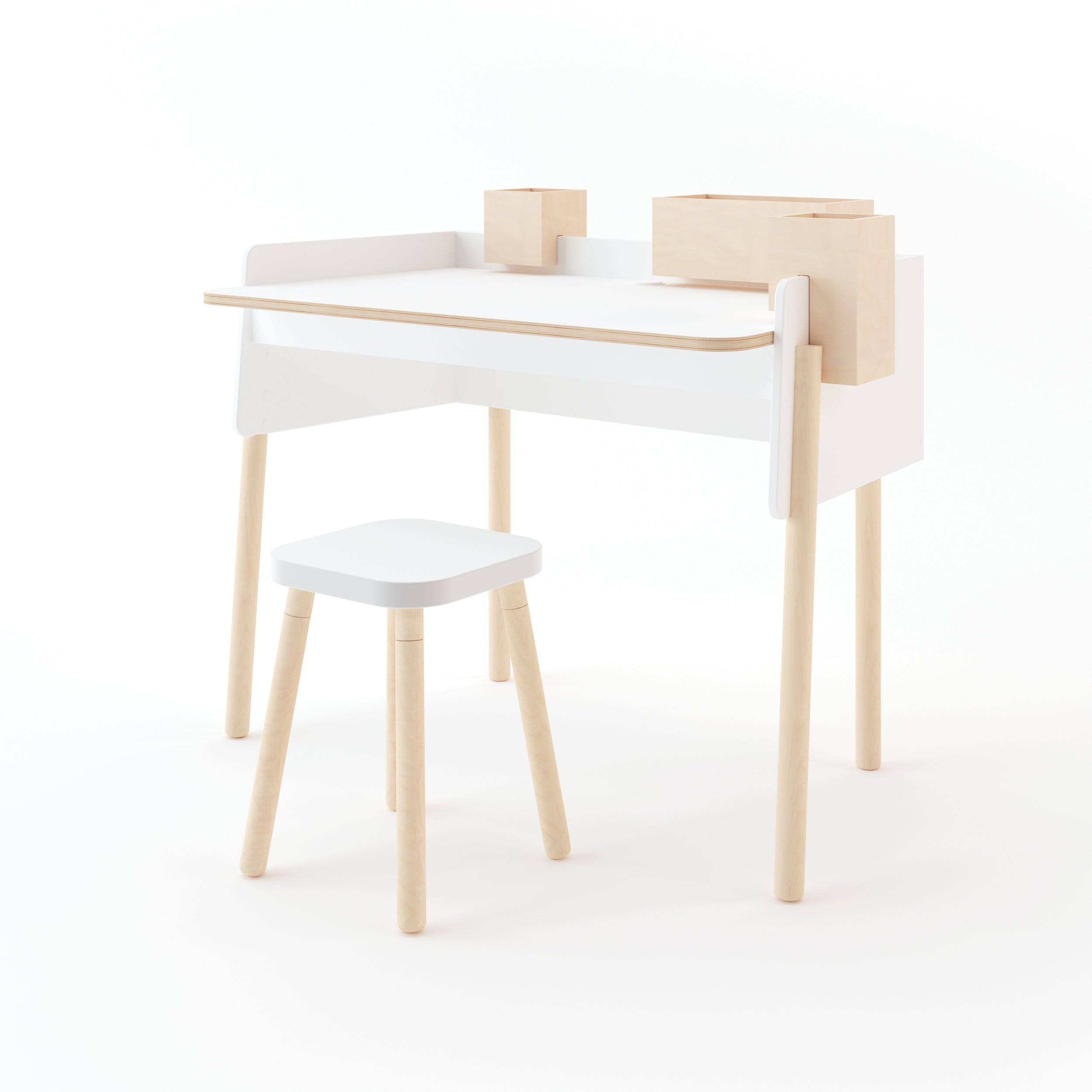 Oeuf Square Stool (Pre-Order; Est. Delivery in 6-10 Weeks)