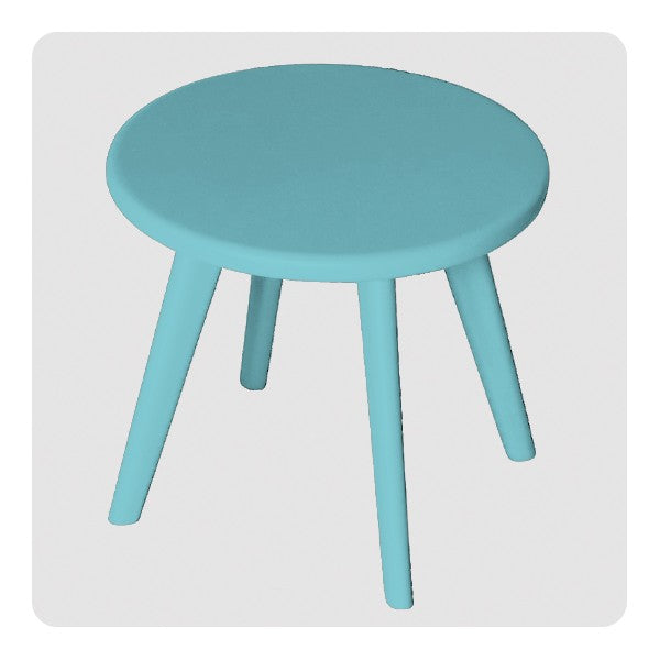 Laurette Tabouret Haricot Stool Turquoise (Pre-Order; Est. Delivery in 3-4 Months)
