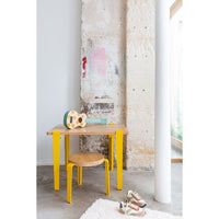 TIPTOE MINI LOU Kids Stool - Oak - Cloudy White - 30cm