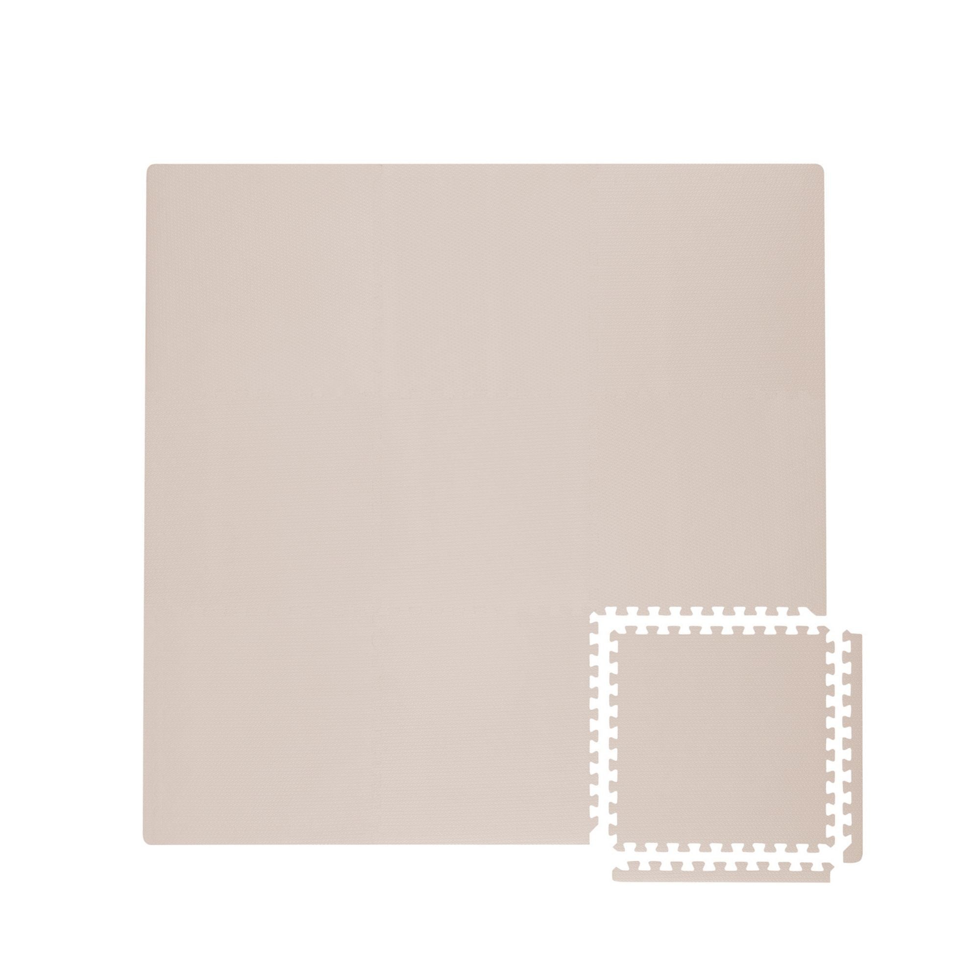 Toddlekind Classic Playmat 拼圖式兒童安全遊戲地墊 - Blush 131x131cm - 9片地墊及12條收邊條
