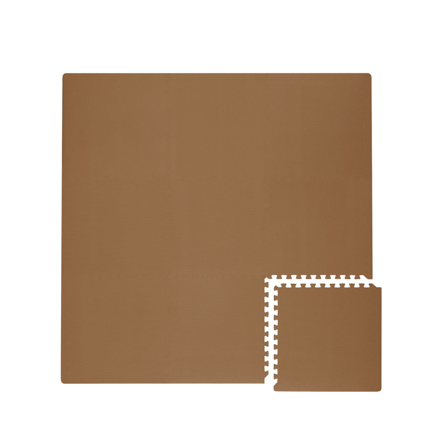 Toddlekind Classic Playmat 拼圖式兒童安全遊戲地墊 - Camel 131x131cm - 9片地墊及12條收邊條