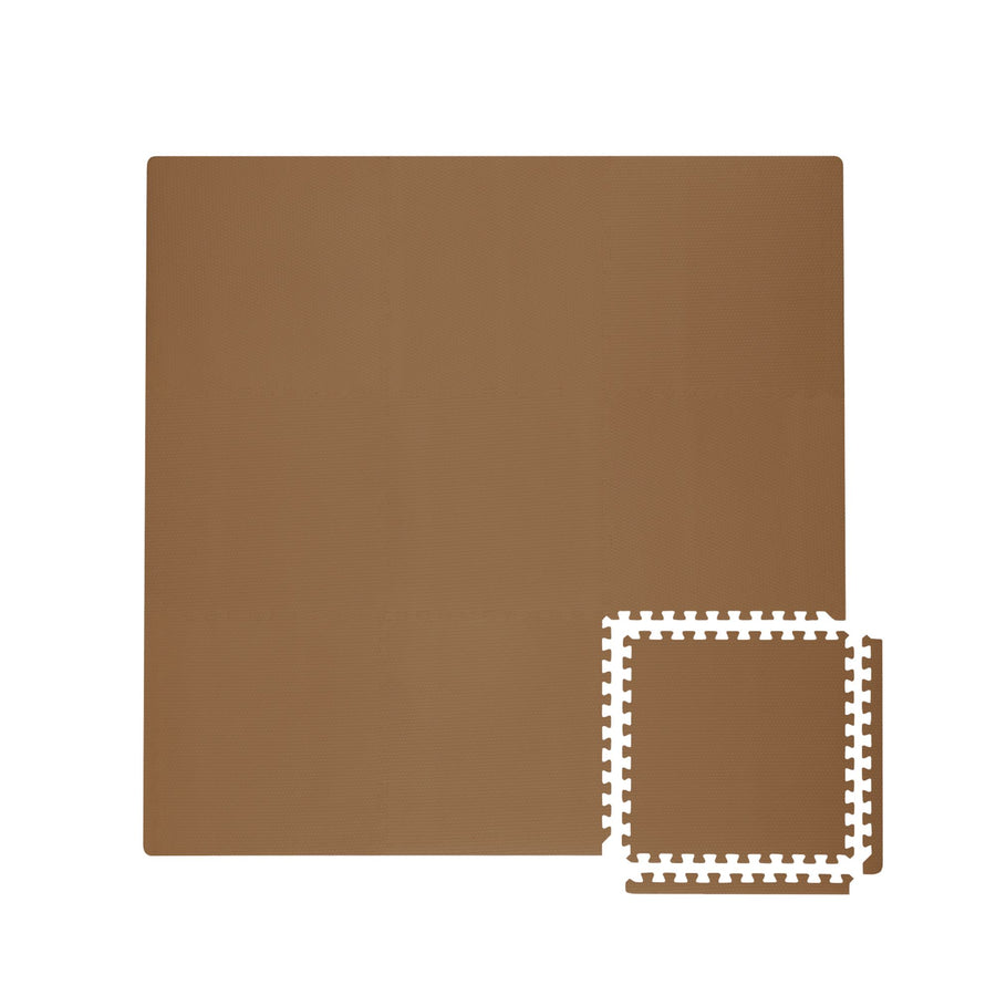 Toddlekind Classic Playmat 拼圖式兒童安全遊戲地墊 - Camel 131x131cm - 9片地墊及12條收邊條