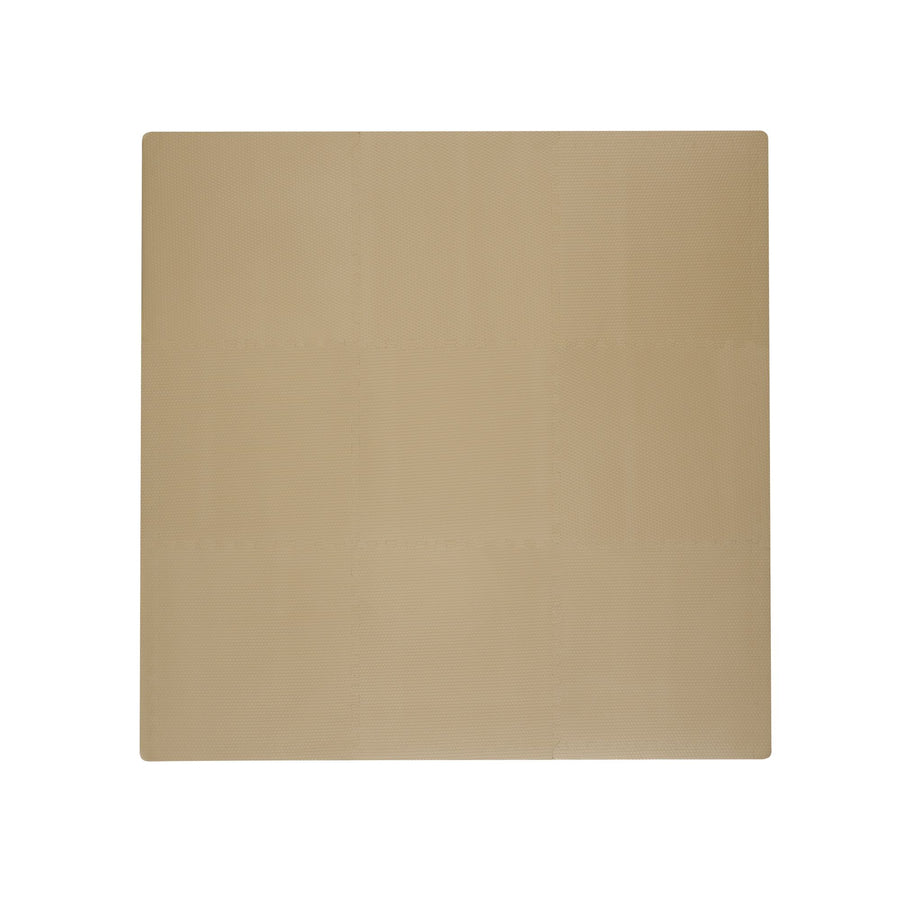 Toddlekind Classic Playmat 拼圖式兒童安全遊戲地墊 - Sandstone 131x131cm - 9片地墊及12條收邊條