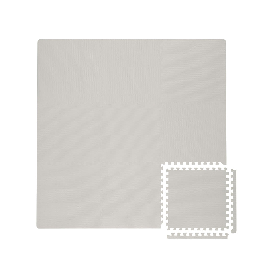 Toddlekind Classic Playmat 拼圖式兒童安全遊戲地墊 - Stone 131x131cm - 9片地墊及12條收邊條