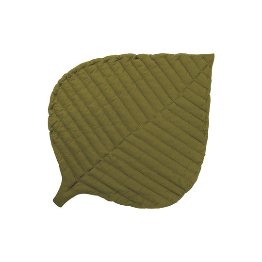 Toddlekind Organic Cotton Leaf Mat - Sand Castle - 128x96cm