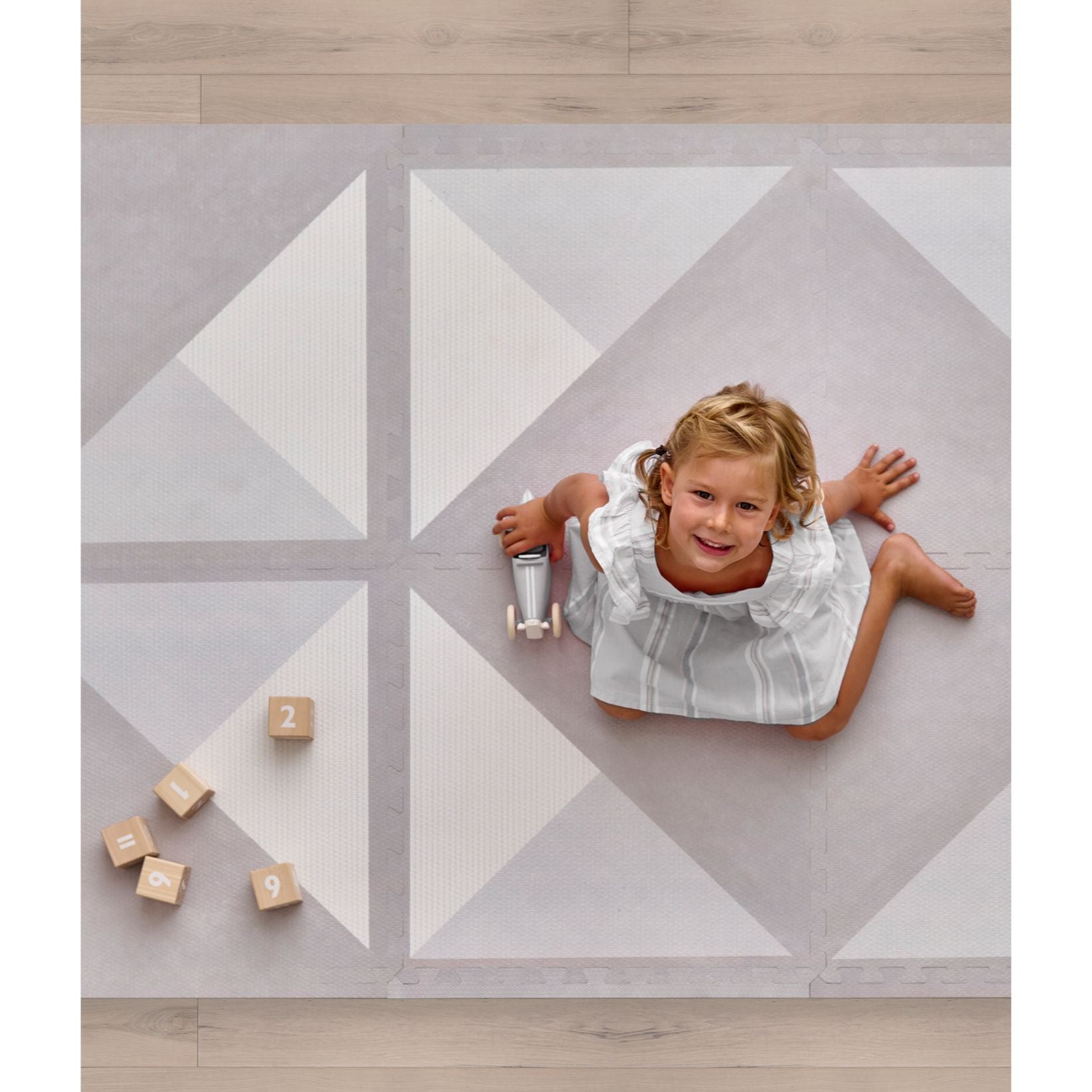 Toddlekind Prettier Playmat 兒童安全遊戲地墊 - Kyte Soft Storm 120x180cm - 6片地墊及12條收邊條 (預計於2025年8月下旬寄出)