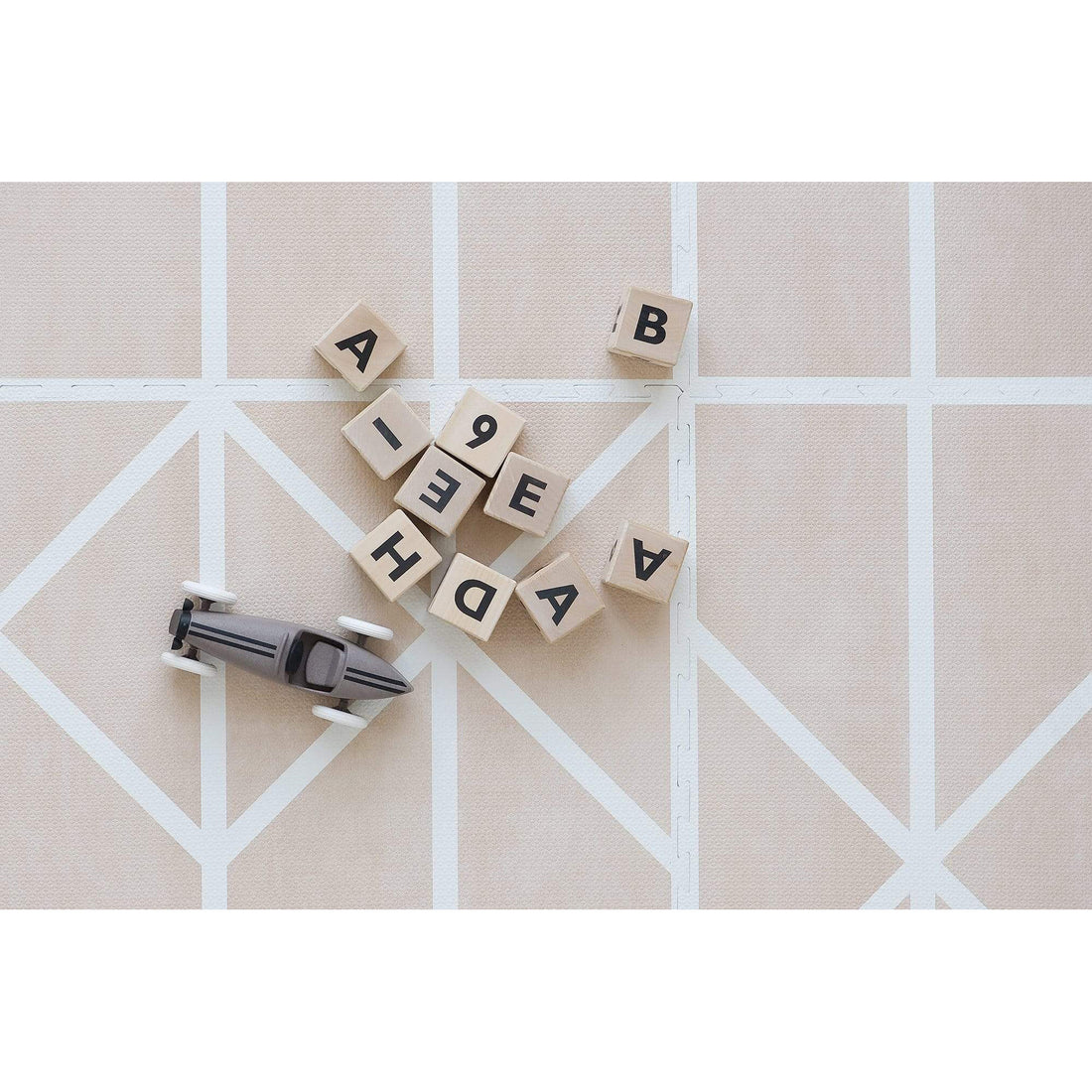 Toddlekind Prettier Puzzle Playmat Nordic Clay 120x180cm - 6 Tiles & 12 Edging Borders