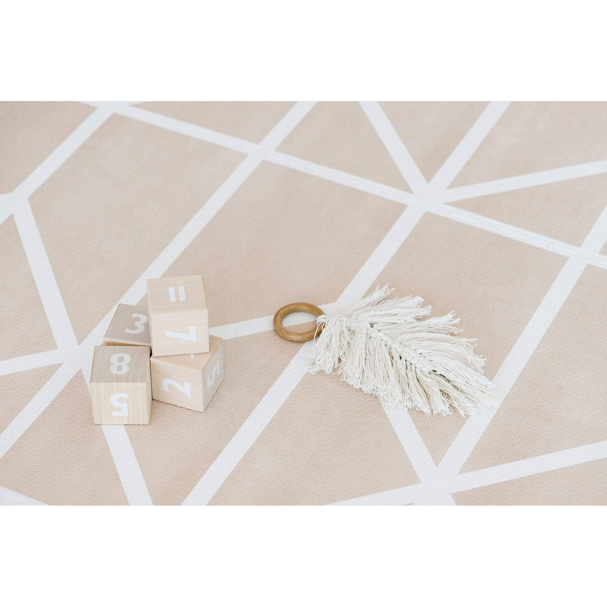 Toddlekind Prettier Playmat 兒童安全遊戲地墊 - Nordic Clay 120x180cm - 6片地墊及12條收邊條