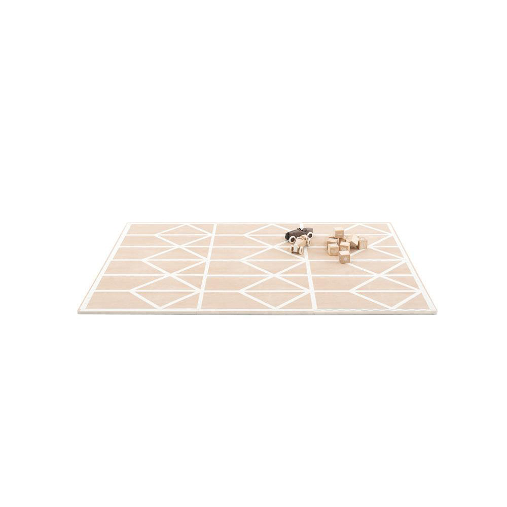 Toddlekind Prettier Playmat 兒童安全遊戲地墊 - Nordic Clay 120x180cm - 6片地墊及12條收邊條