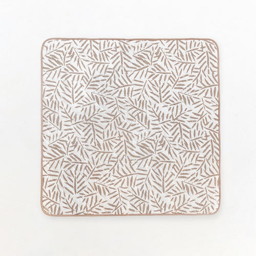 Toddlekind 防水有機棉便攜地墊 - Tan - 120x120cm