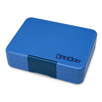 Yumbox Mini Snack 3-Compartment Lunch Box - True Blue Rocket