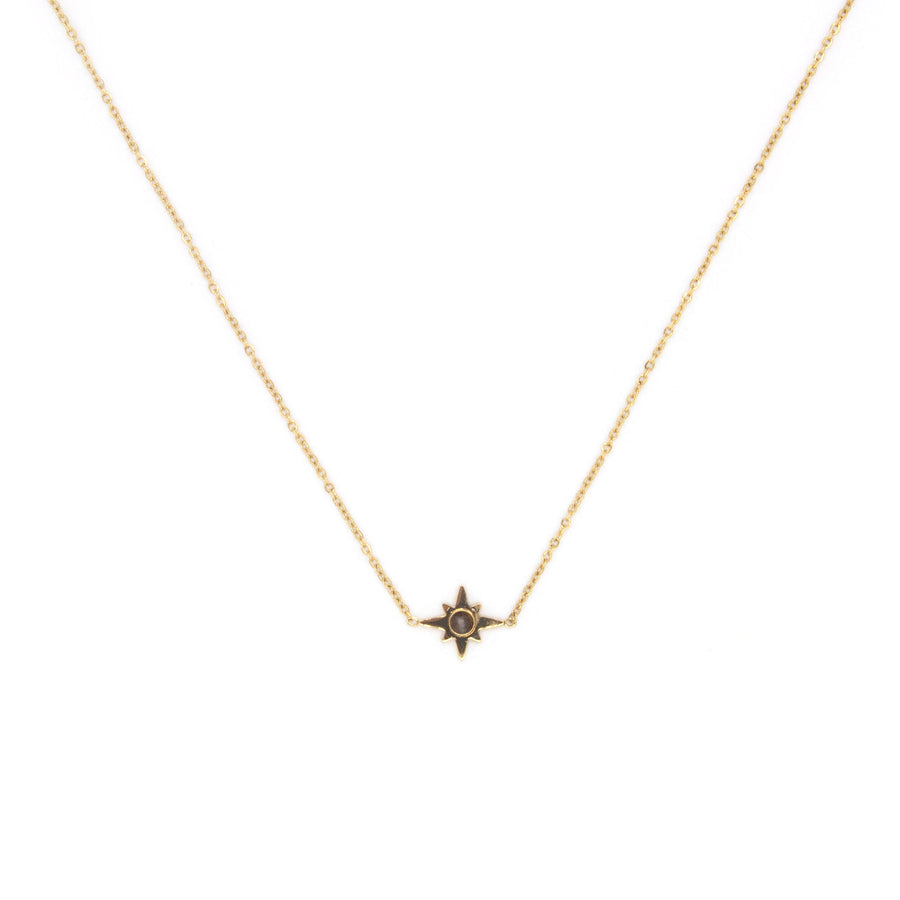 zag-bijoux-necklace-sns5026-brown-stone-sun-gold-01
